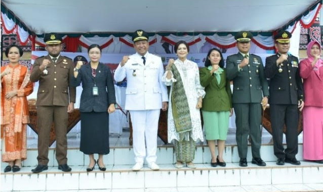 Pemkab Dairi mengadakan upacara dalam rangka memperingati Hari Kesaktian Pancasila yang dirangkai dengan Hari Jadi Kabupaten Dairi ke-75.