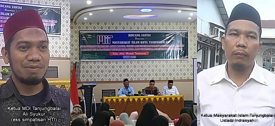 Masyarakat Islam Kota Tanjungbalai menyelengarakan kegiatan 'Bincang Santai Ramadhan' di Resto Bahagia Jalan Arteri, Kota Tanjungbalai, Sumatera Utara, Jumat (14/3/2025).